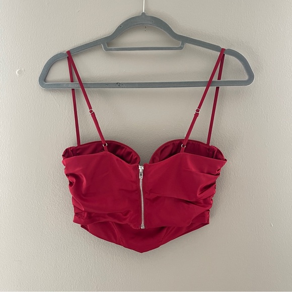 oh polly satin bustier/corset top - Picture 3 of 4